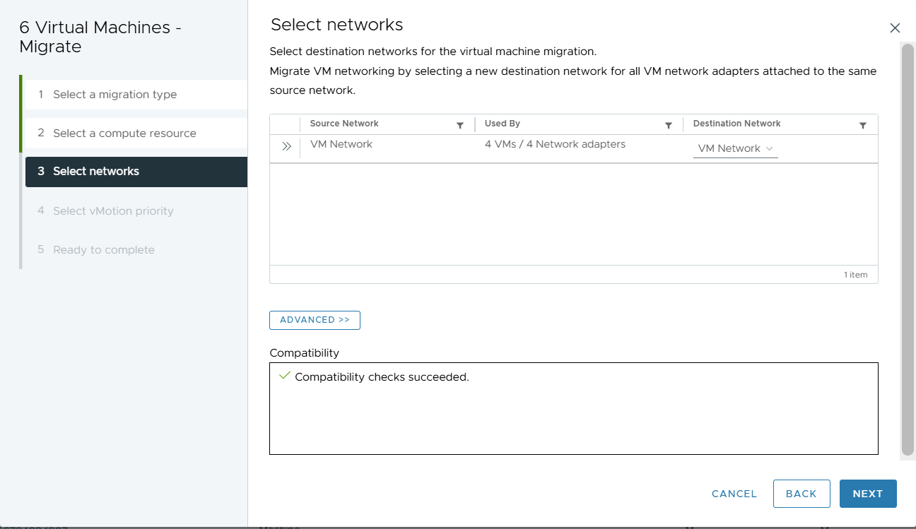 Ensuring proper network selected (sle9)