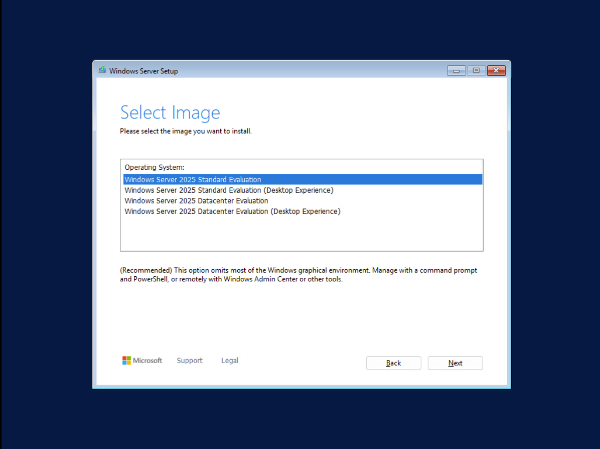 Selecting the instance desired (sle15)