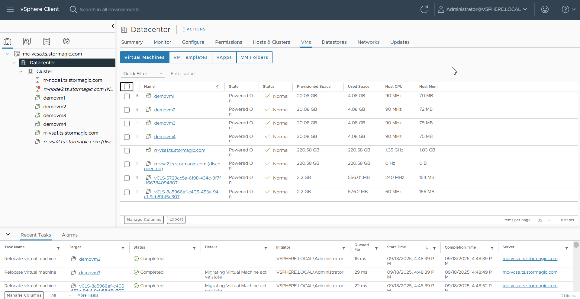 Migration completion (sle11)