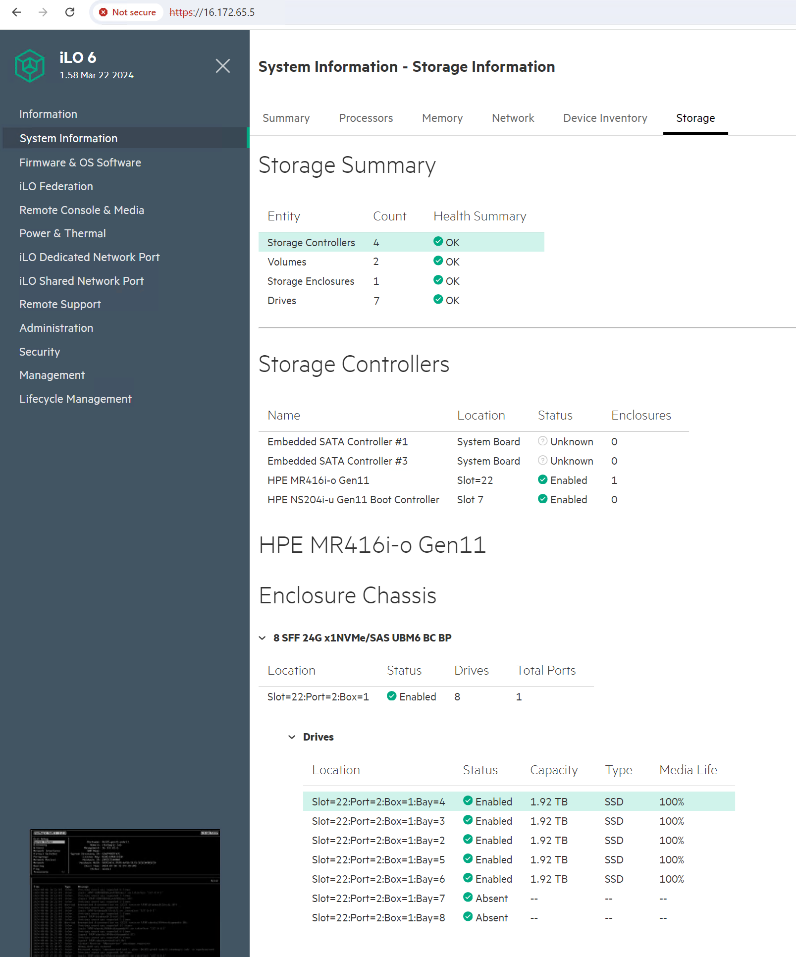 Storage controller