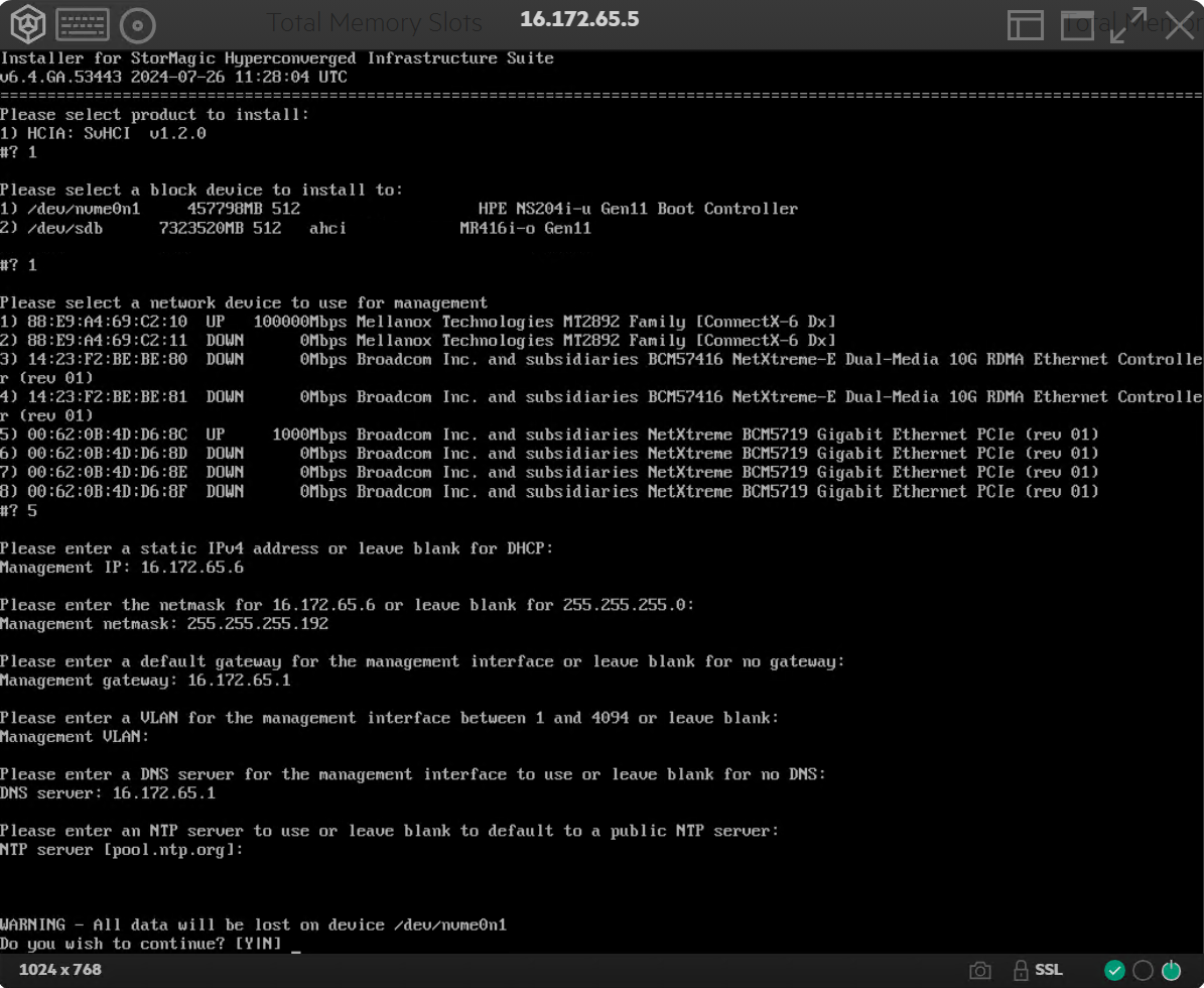 HCIA install option