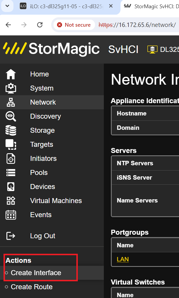 SvHCI Interface Configuration