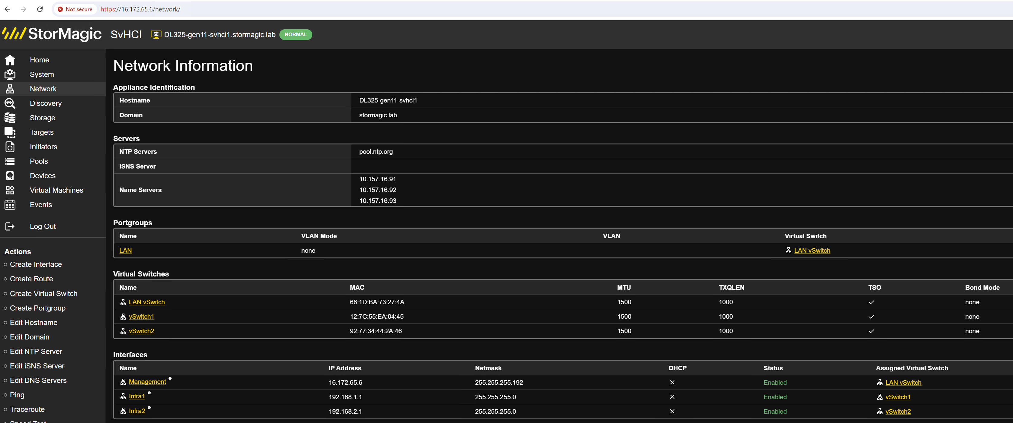 Host1 Final Configuration
