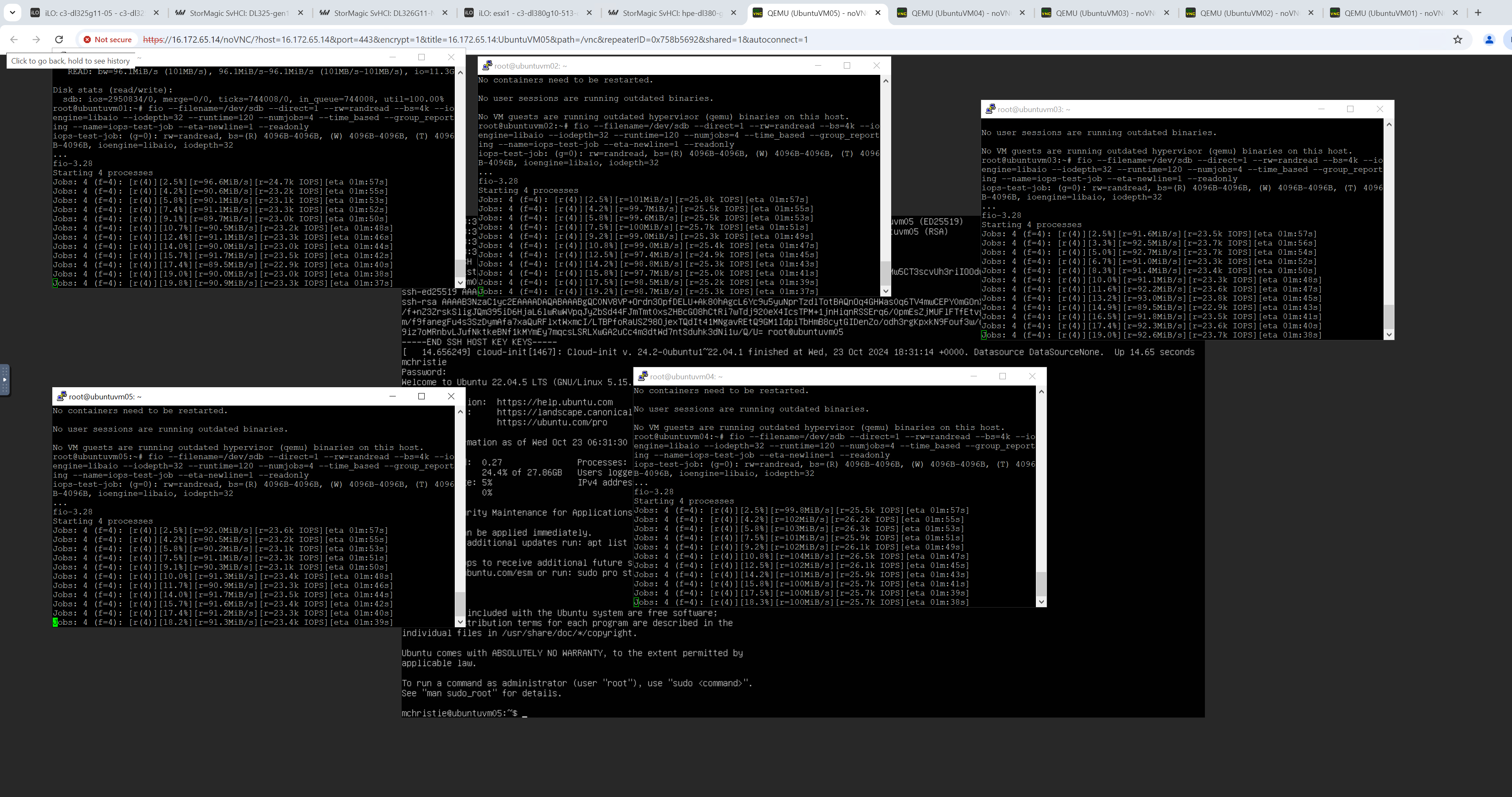 Benchmark datastore example