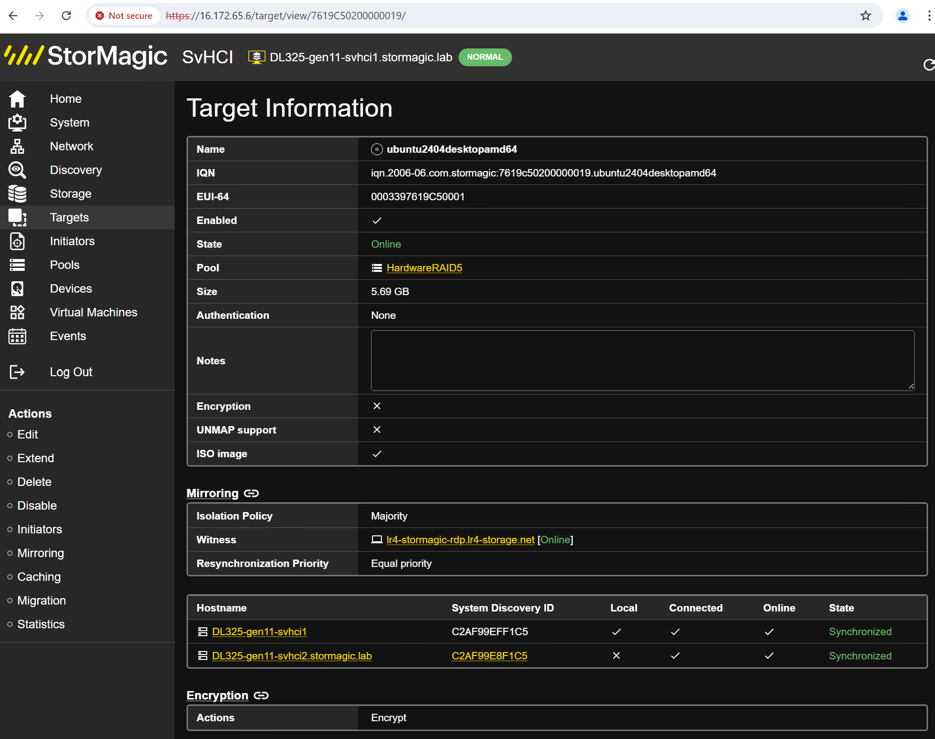 Attach ISO to VM