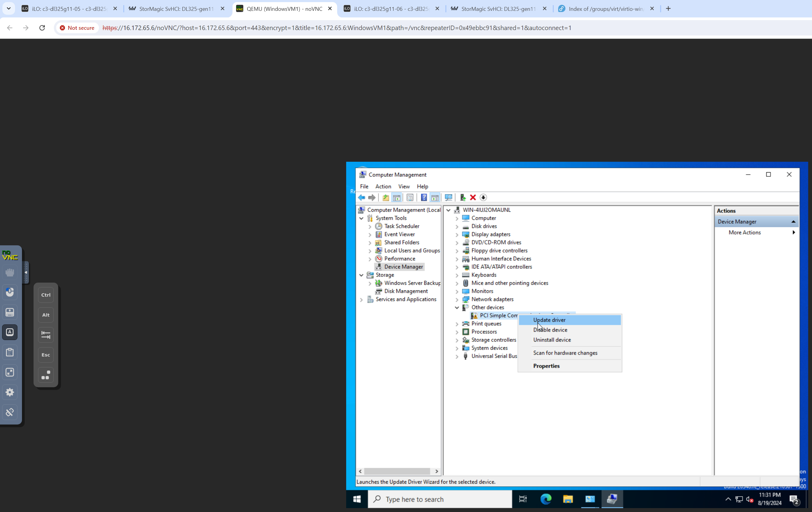 Update device driver