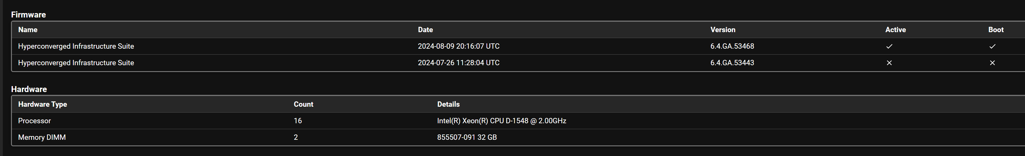 Intel Xeon D-1548 CPU detail