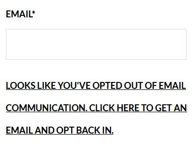 Marketing opt-out message